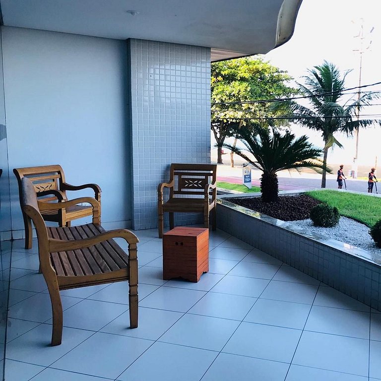 Vista para o mar na Praia da Costa|2 Qtos+piscina83D