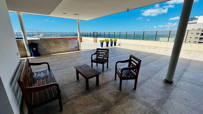 Frente Mar Praia Itaparica | Piscina & King 1001
