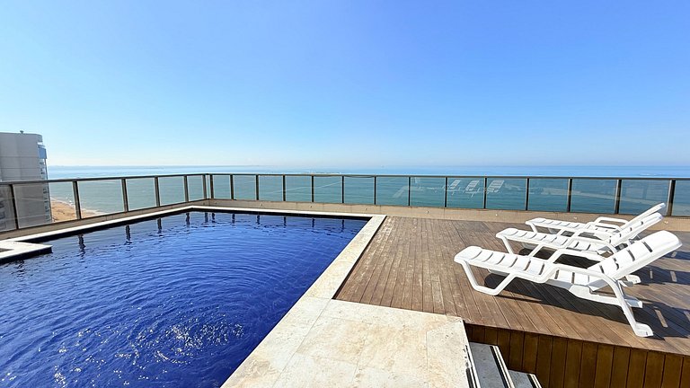 Apto Vista Mar Itaparica | Cama King & Piscina 011