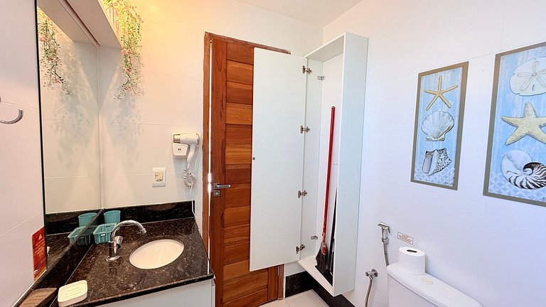 Apto Vista Mar Itaparica | Cama King & Piscina 011