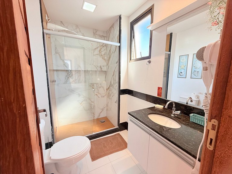 Apto Vista Mar Itaparica | Cama King & Piscina
