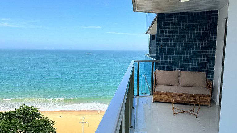 Apto Vista Mar Praia da Costa A/C Garagem Wi-Fi 85