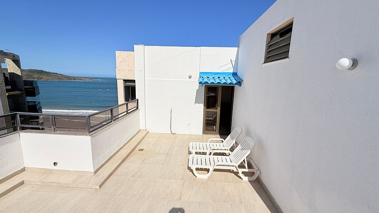 Cobertura Duplex Frente Mar c/ Piscina