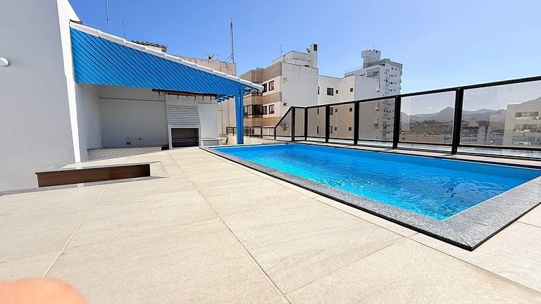 Cobertura Duplex Frente Mar c/ Piscina