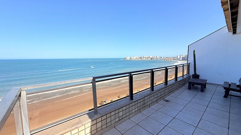 Cobertura Duplex Frente Mar c/ Piscina