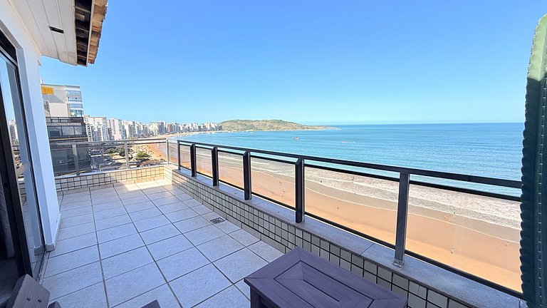 Cobertura Duplex Frente Mar c/ Piscina